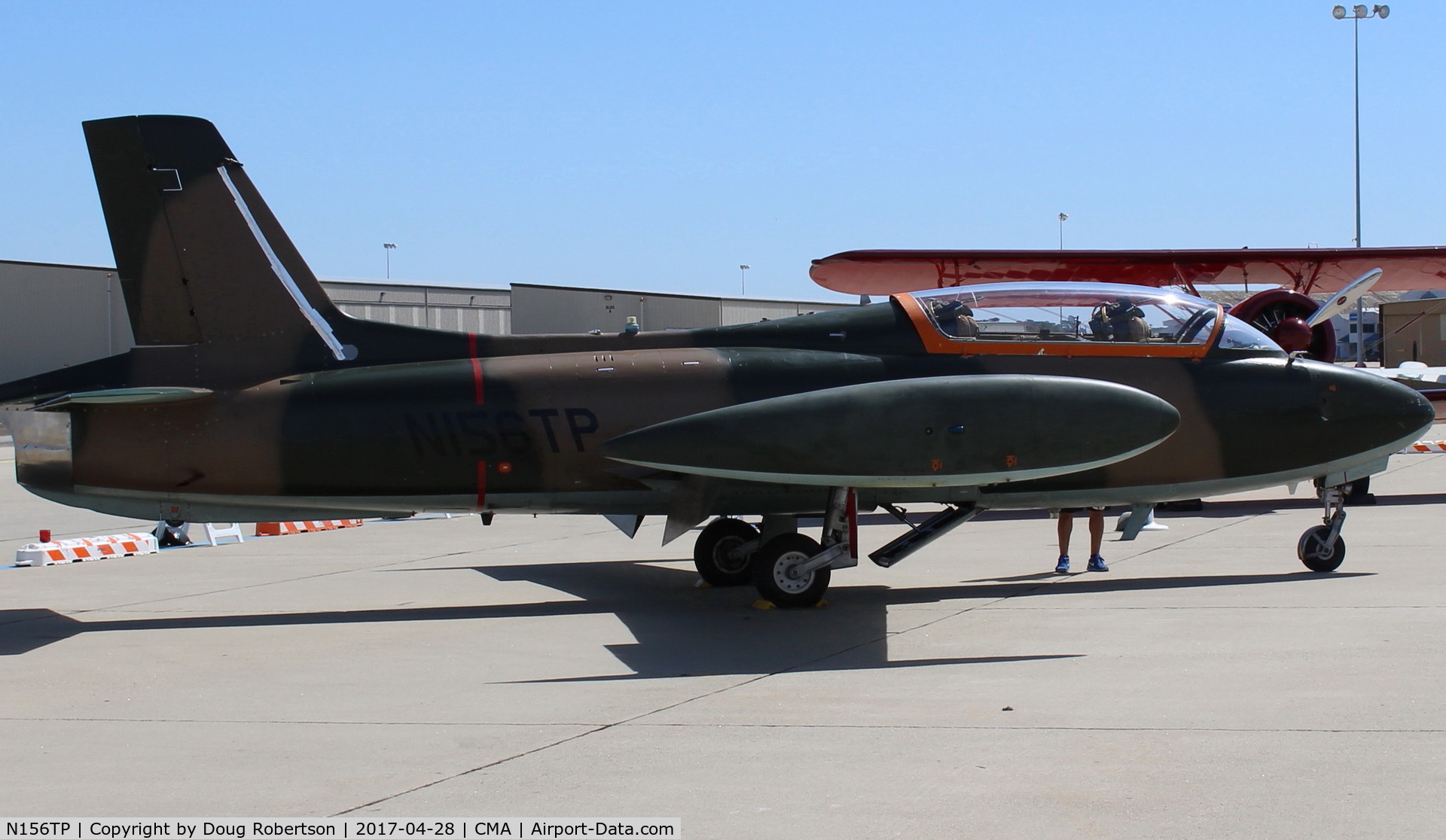 N156TP, 1967 Aermacchi MB-326M Impala C/N 468, 1967 Aermacchi MB-326M IMPALA, one Rolls Royce VIPER Mk 522 Turbojet, Experimental class warbird, at AOPA Fly-In