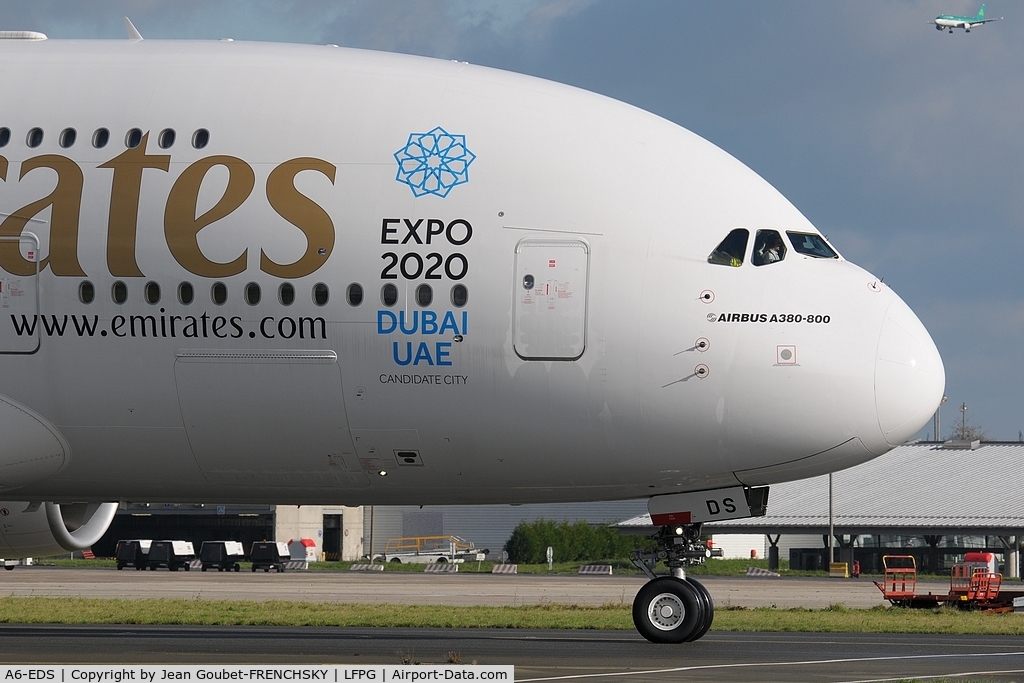 A6-EDS, 2011 Airbus A380-861 C/N 086, Emirates Airlines departure
