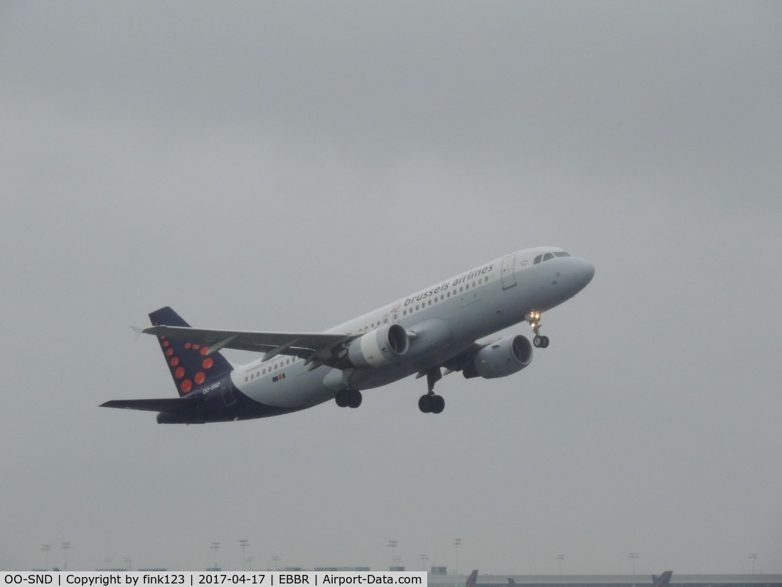 OO-SND, 2002 Airbus A320-214 C/N 1838, BRUSSEL AIRLINES