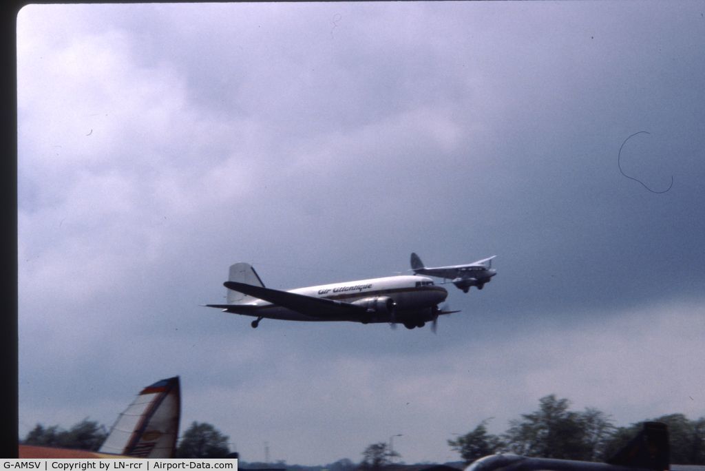 G-AMSV, 1944 Douglas DC-3A-467 (C-47B) C/N 16072, Biggin Hill 1983