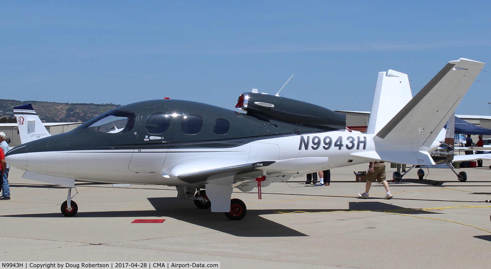 N9943H, 2016 Cirrus SF50 Vision C/N 0007, 2016 Cirrus Design Corp. VISION SF50, Williams FJ33-5A Turbofan, at AOPA FLY-IN