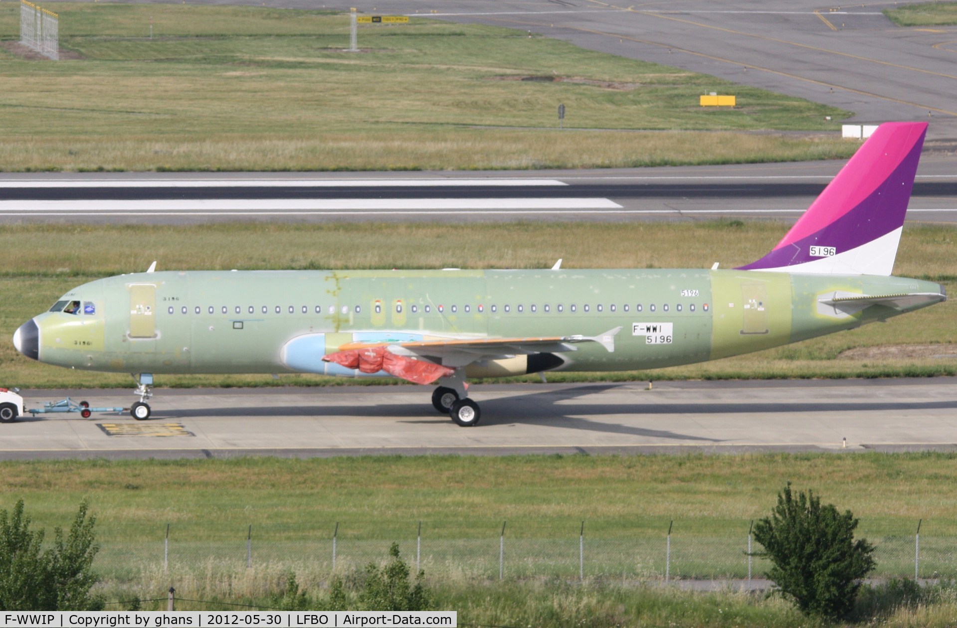 F-WWIP, 2012 Airbus A320-232 C/N 5196, To become HA-LWQ Wizz Air