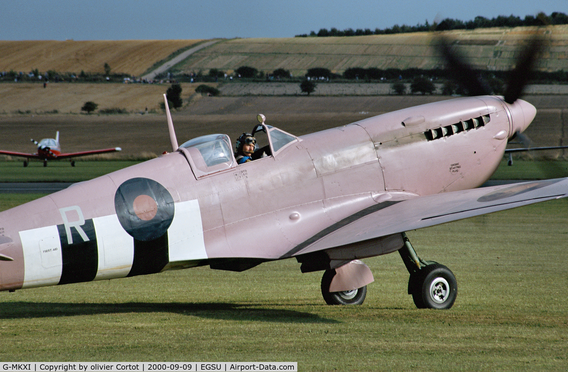 G-MKXI, 1944 Supermarine 365 Spitfire PR.XI C/N 6S/504719, this pilot is the perfect match for the Spitfire