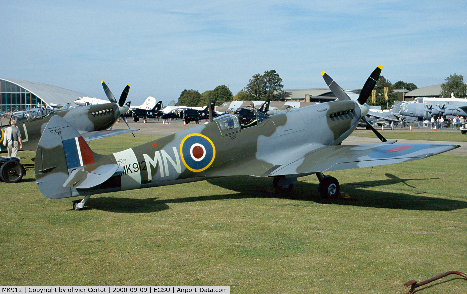 MK912, 1942 Supermarine 361 Spitfire LF.IXc C/N CBAF.IX.8185, Duxford autumn airshow