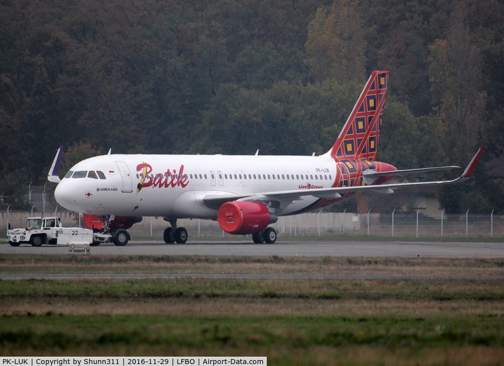 PK-LUK, 2016 Airbus A320-214 C/N 7365, Ready for delivery...