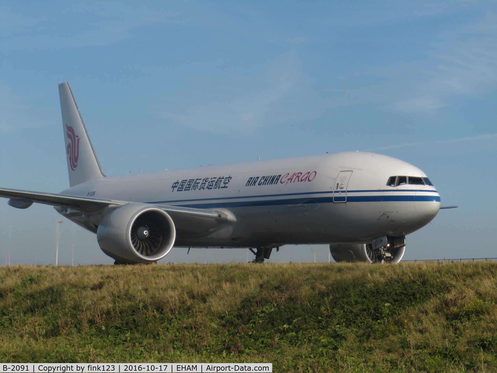 B-2091, 2014 Boeing 777-FFT C/N 44682, AIR CHINA OVER QUEBEC