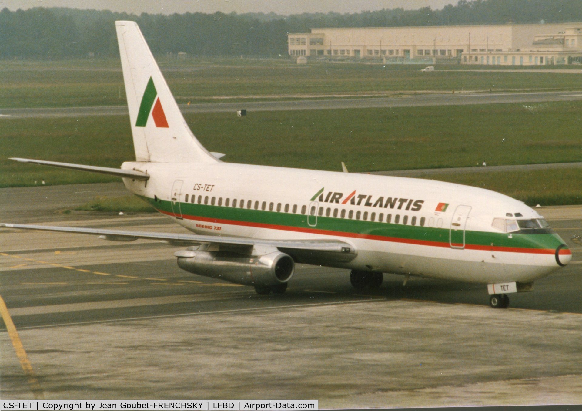 CS-TET, 1980 Boeing 737-2K9 C/N 22415, Air Atlantis (1988) now Blue Dart Aviation VT-BDG  Infrastruture Leasing and Financial Services Ltd. Mumbai, canx 5/2013