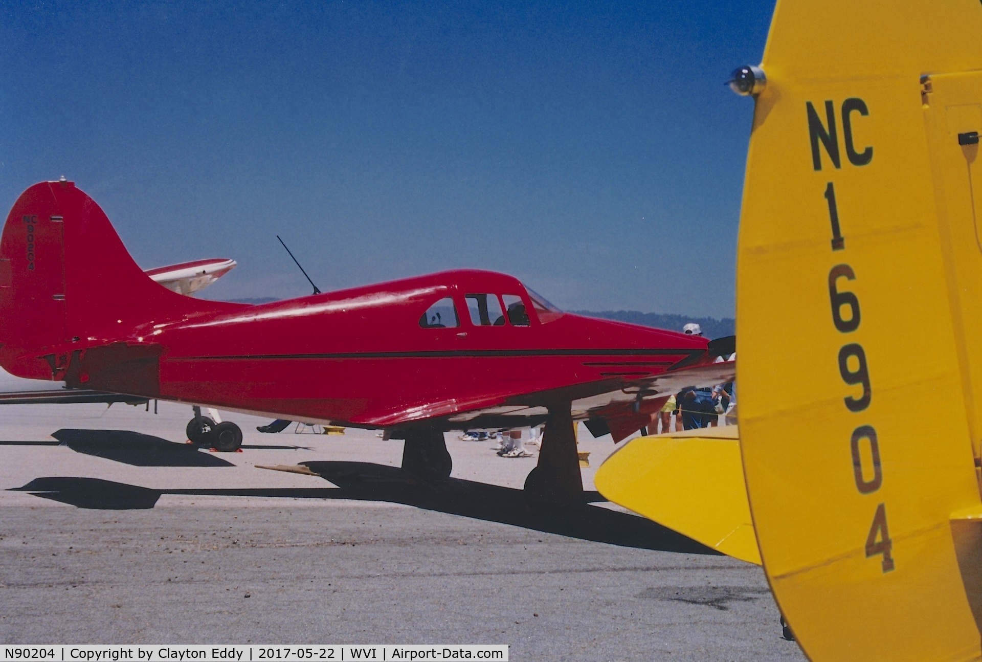 N90204, 1946 Johnson Rocket 185 C/N 11, Watsonville Airport California. 1986?