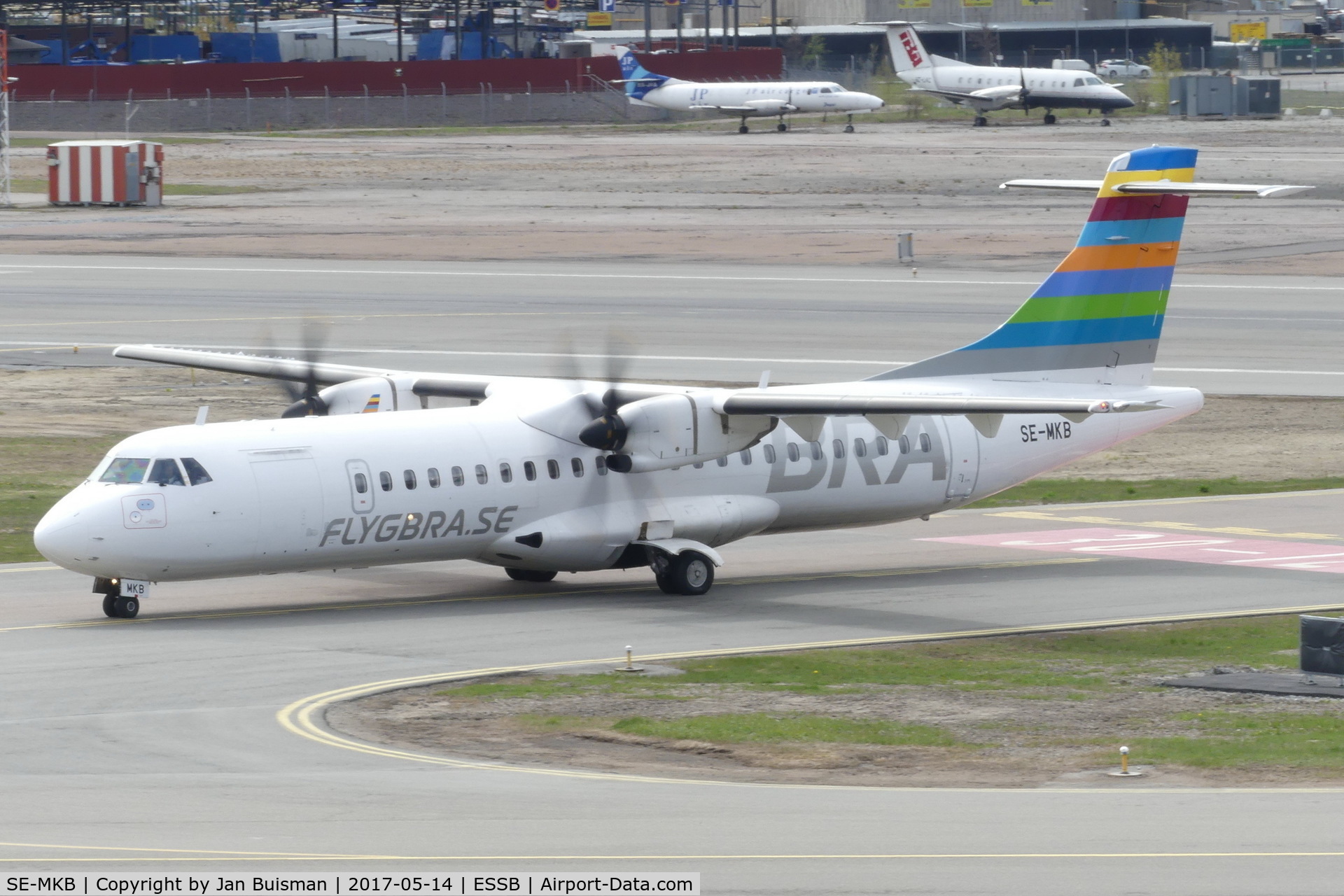 SE-MKB, 2015 ATR 72-212A C/N 1308, Braathens Regional new colours