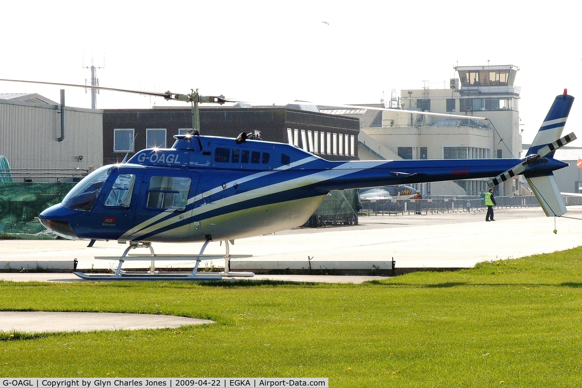G-OAGL, 1980 Bell 206B JetRanger III C/N 3035, Previously G-CORN, G-BHTR and N18098. Owned by AGL Helicopters.