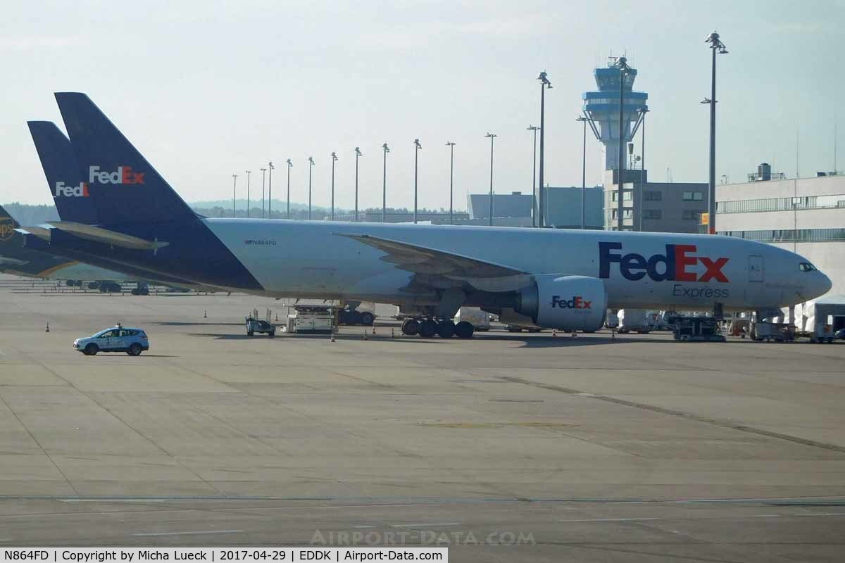 N864FD, 2012 Boeing 777-FS2 C/N 37735, At Cologne/Bonn