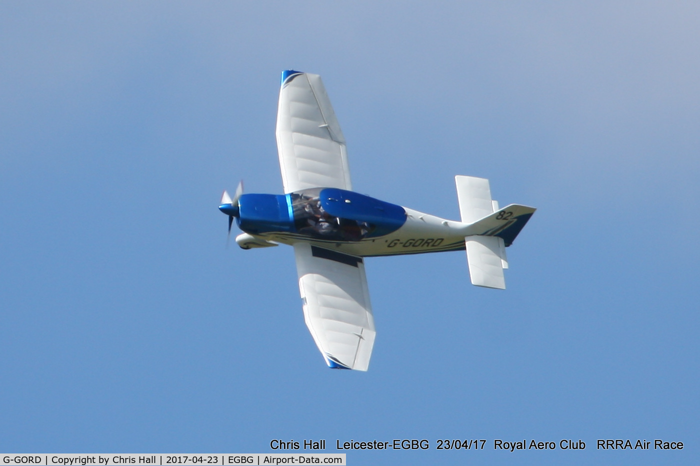 G-GORD, 2014 Robin DR-400-140B Major Major C/N 2669, Royal Aero Club 3R's air race at Leicester
