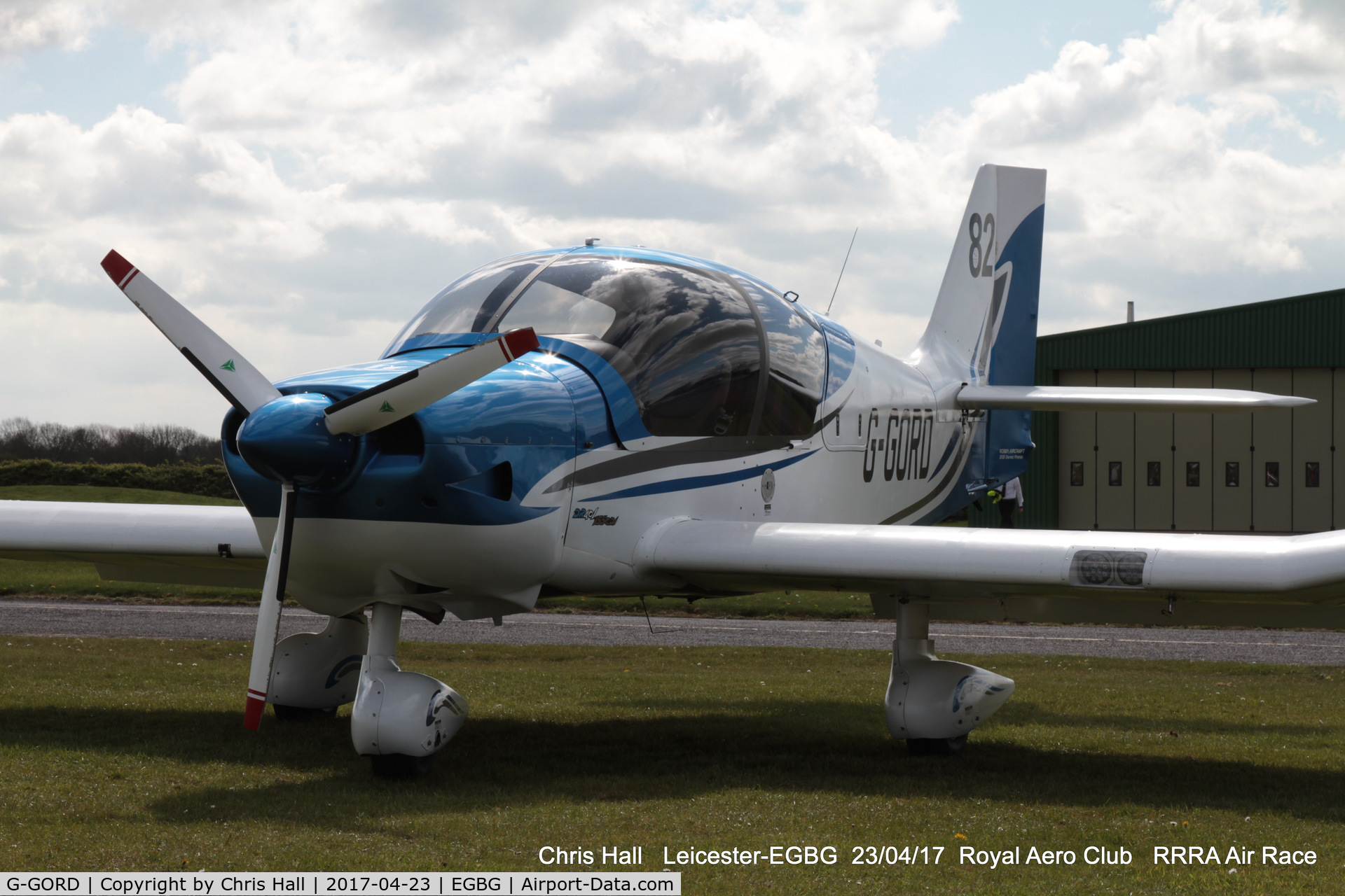 G-GORD, 2014 Robin DR-400-140B Major Major C/N 2669, Royal Aero Club 3R's air race at Leicester