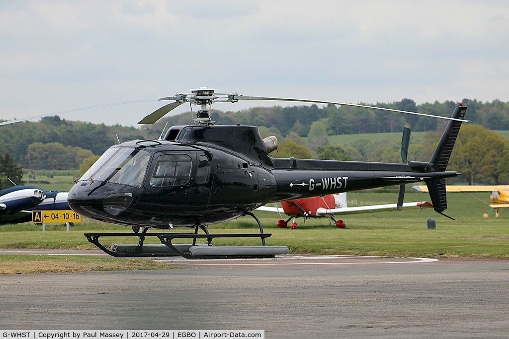 G-WHST, 1996 Eurocopter AS-350B-2 Ecureuil Ecureuil C/N 2915, @ Wolverhampton(Halfpenny Green)Airport. Ex:-G-BWYA.
