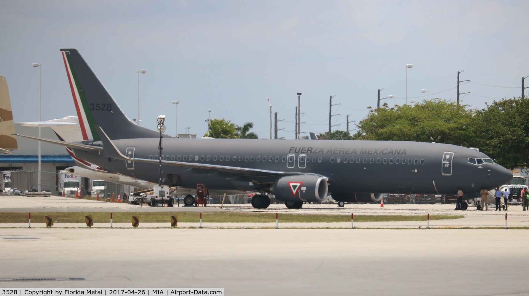 3528, 2017 Boeing 737-800 C/N 63325, Mexican Air Force 737-800