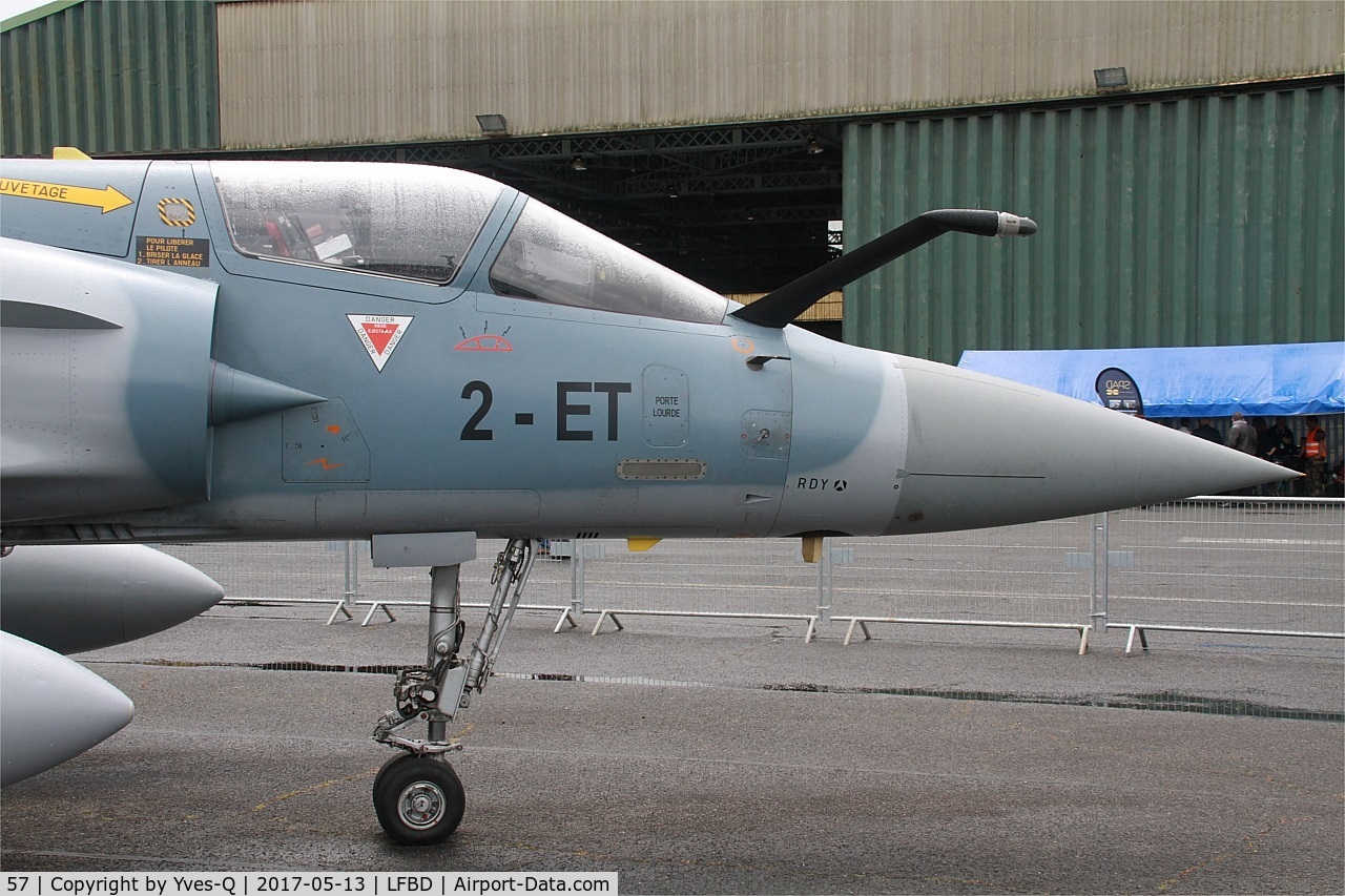 57, Dassault Mirage 2000-5F C/N 257, Dassault Mirage 2000-5F, Static display, Bordeaux-Mérignac airport (LFBD-BOD) Open day 2017