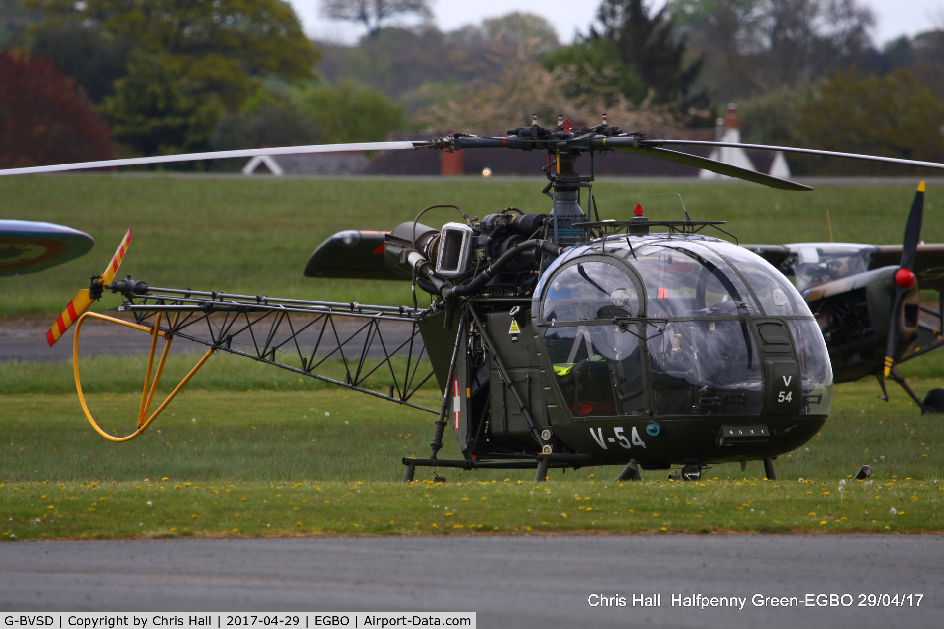 G-BVSD, 1964 Sud SE-3130 Alouette II C/N 1897, at the Radial & Trainer fly-in