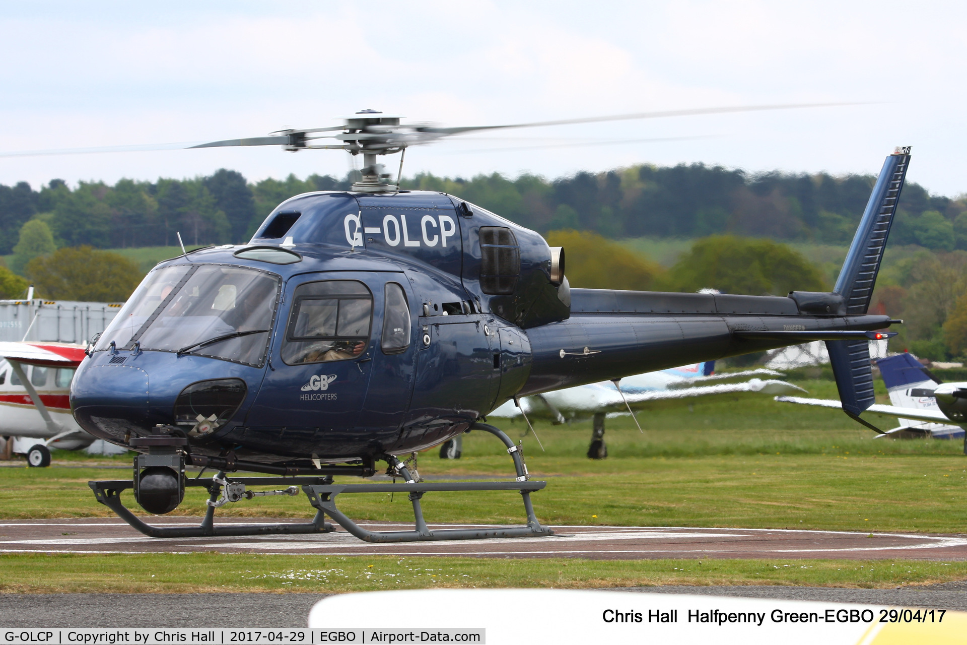 G-OLCP, 1994 Eurocopter AS-355N Ecureuil 2 C/N 5580, at the Radial & Trainer fly-in