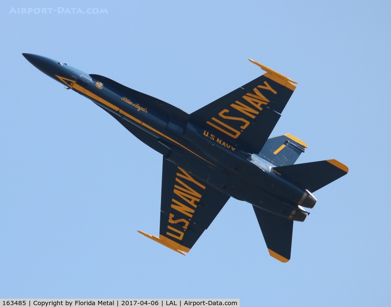 163485, 1988 McDonnell Douglas F/A-18C Hornet C/N 0717/C044, Blue Angels