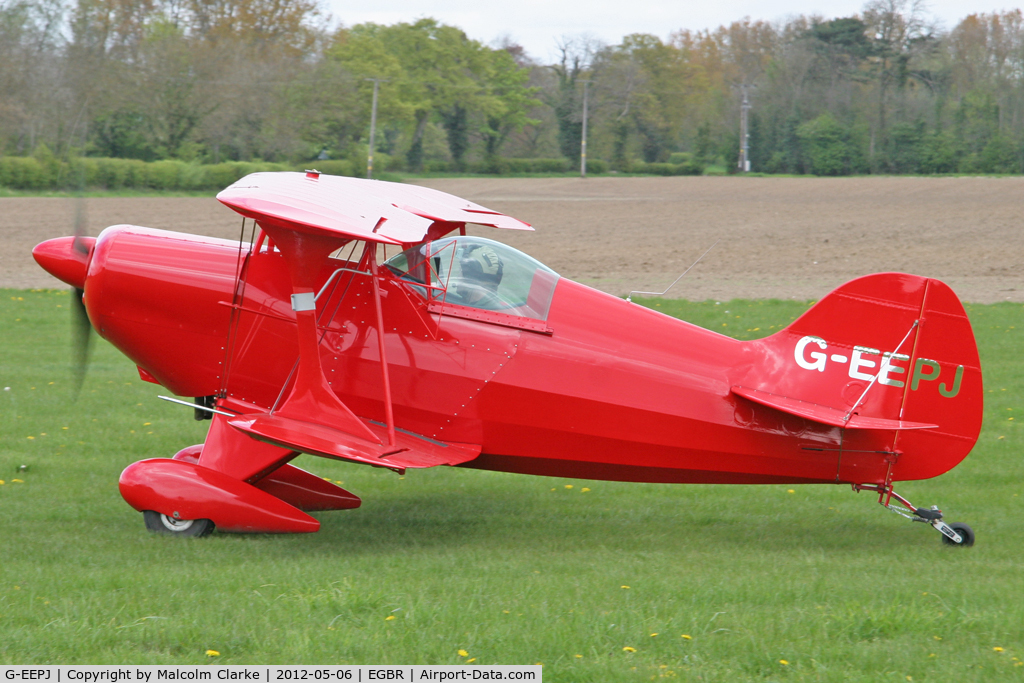 G-EEPJ, 1991 Pitts S-1S Special C/N PFA 009-11557, Pitts S-1S Special at Breighton Airfield's May-hem Fly-In. May 6th 2012.