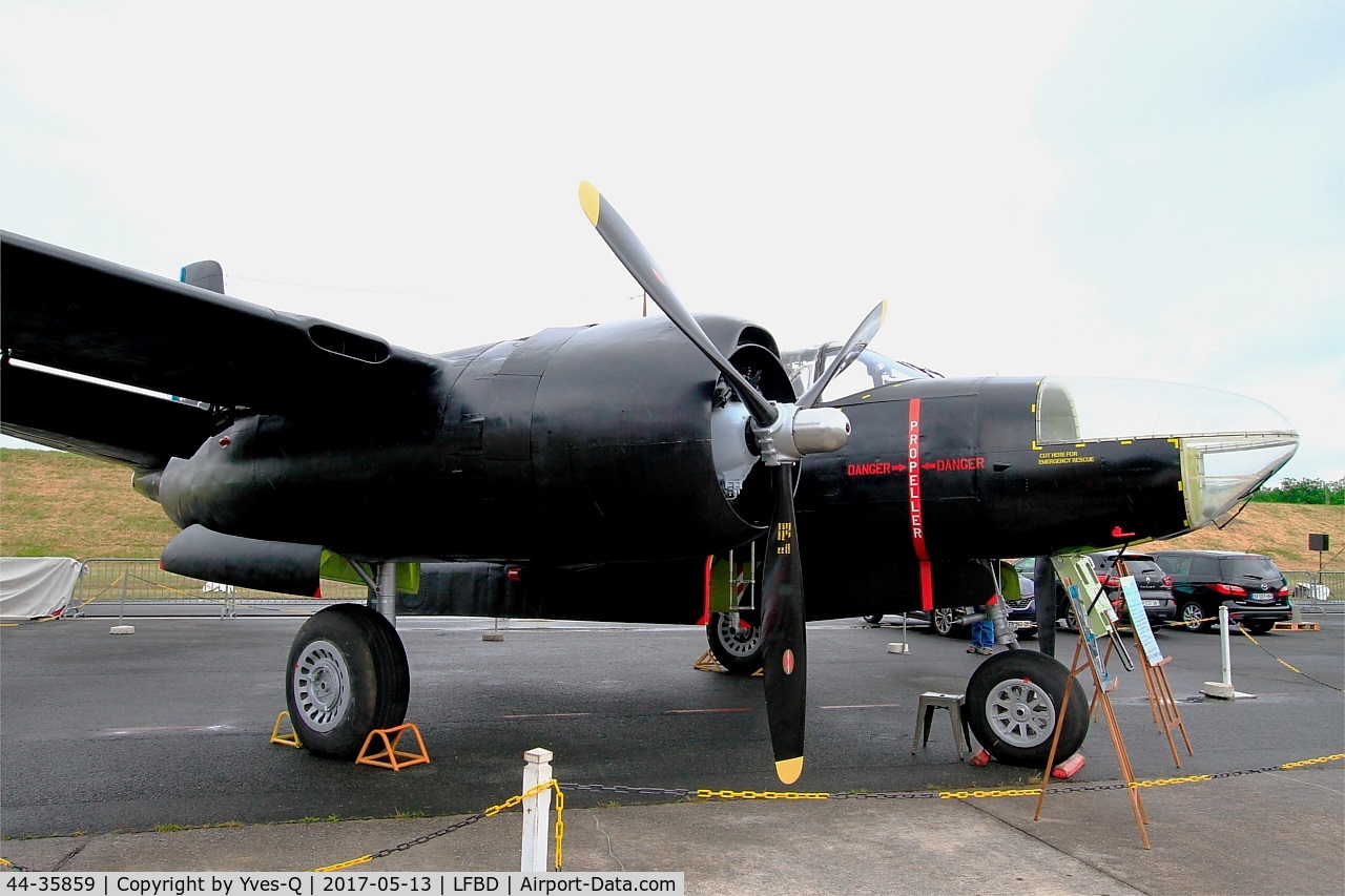 44-35859, 1945 Douglas B-26C Invader C/N 29138, Douglas B-26C Invader, Preserved  at C.A.E.A museum, Bordeaux-Merignac Air base 106 (LFBD-BOD)