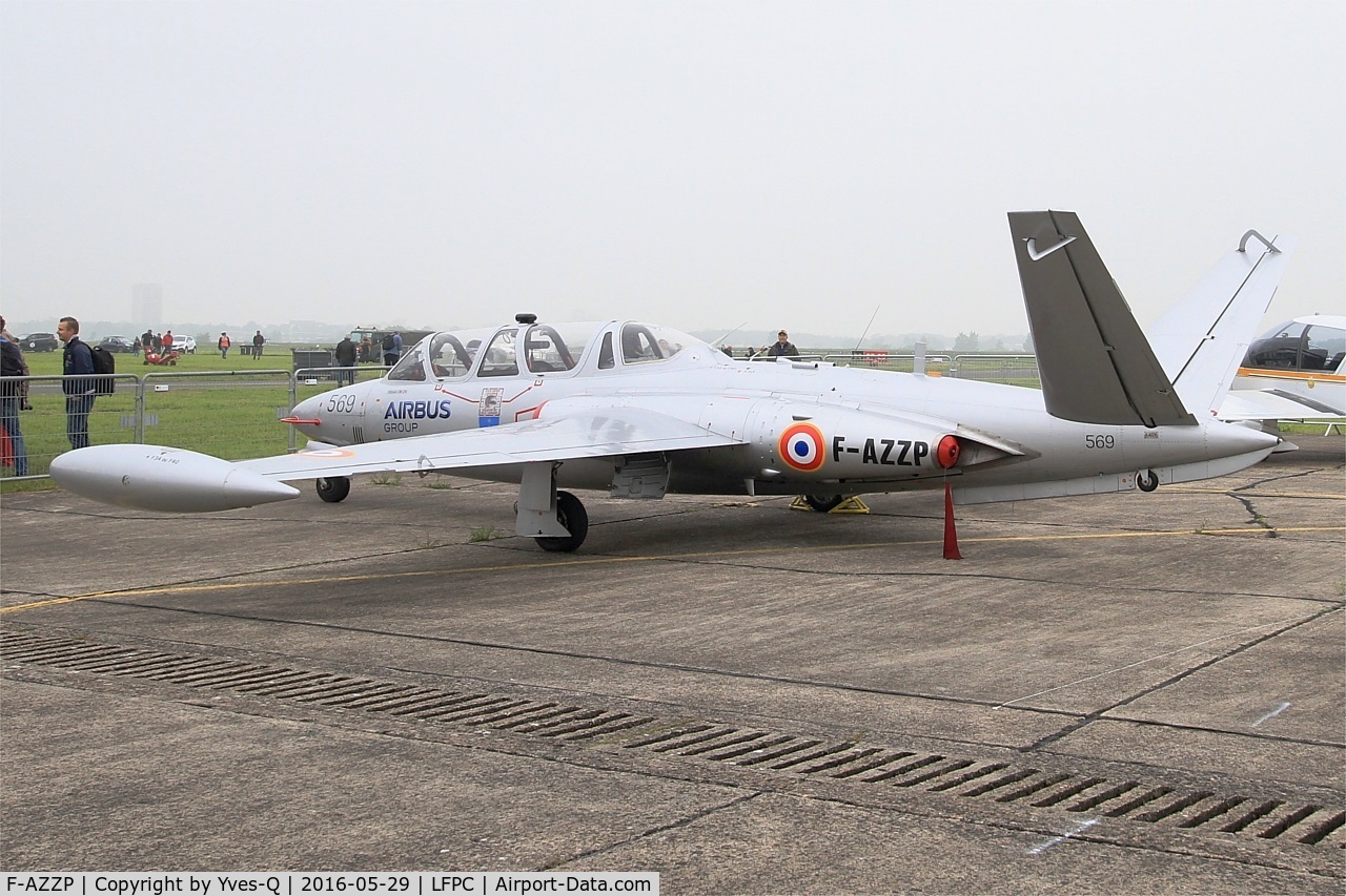 F-AZZP, 1966 Fouga CM-170R Magister C/N 569, Fouga CM-170R Magister, Static display, Creil Air Base 110(LFPC-CSF) Open day 2016