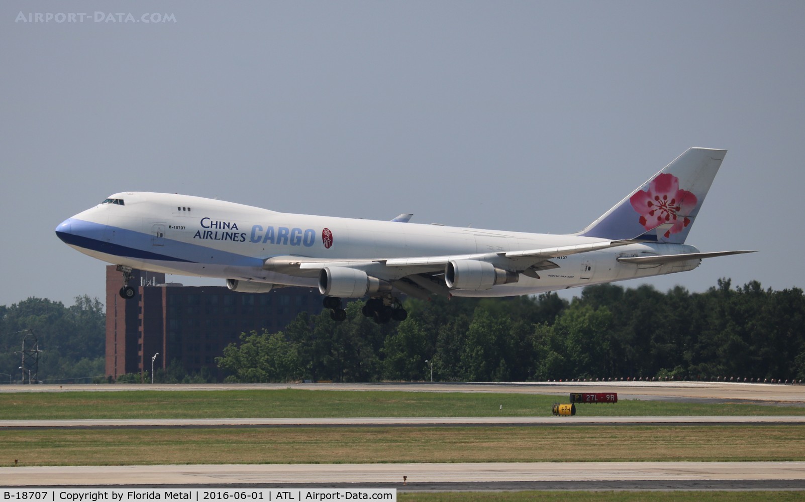 B-18707, 2001 Boeing 747-409F/SCD C/N 30764, China Airlines Cargo