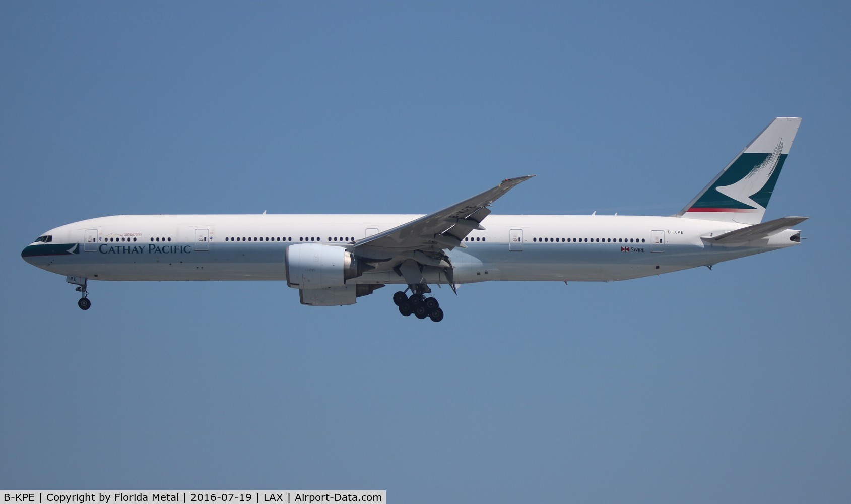 B-KPE, 2007 Boeing 777-367/ER C/N 36156, Cathay Pacific