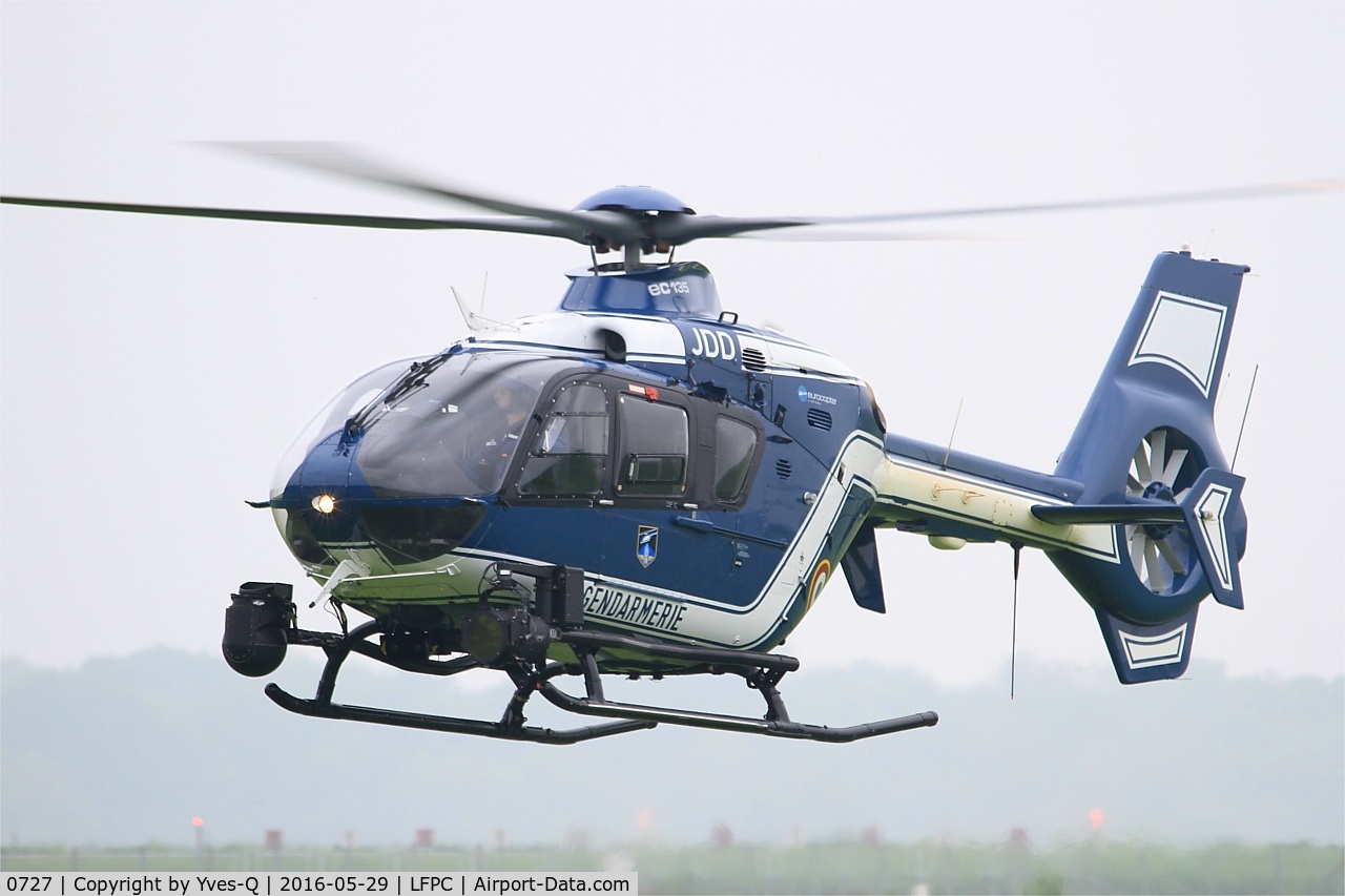 0727, 2009 Eurocopter EC-135T-2 C/N 0727, Eurocopter EC-135T-2, Creil Air Base 110 (LFPC-CSF) Open day 2016