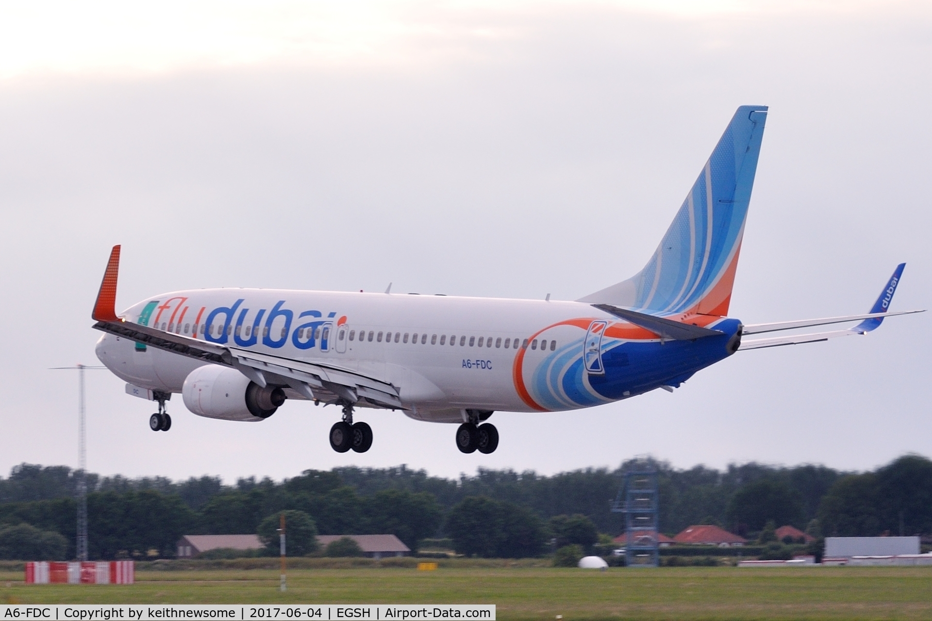 A6-FDC, 2008 Boeing 737-86Q C/N 40233, Arriving for post lease checks.