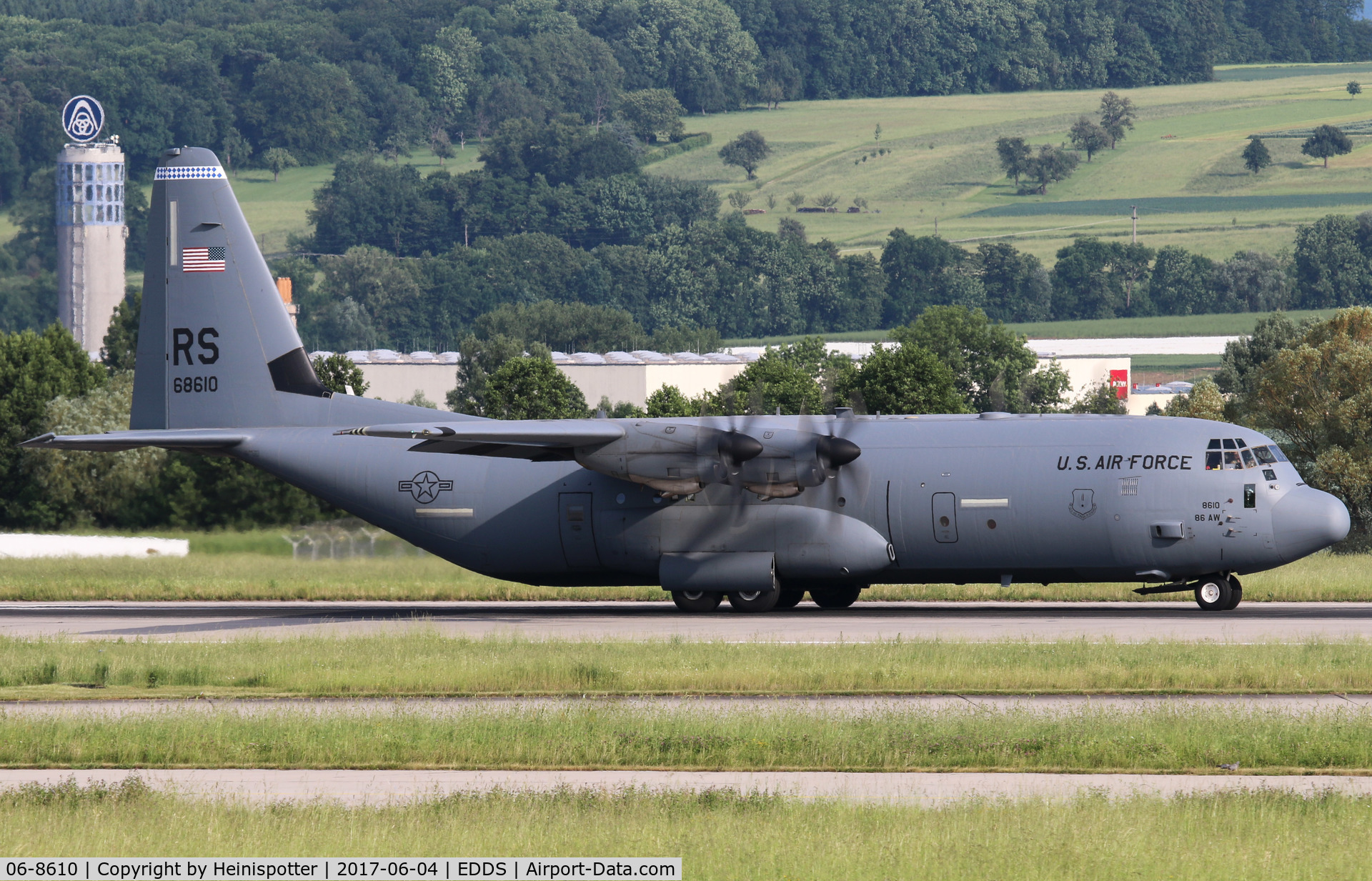 06-8610, 2006 Lockheed Martin C-130J-30 Super Hercules C/N 382-5620, 06-8610 at Stuttgart Airport.