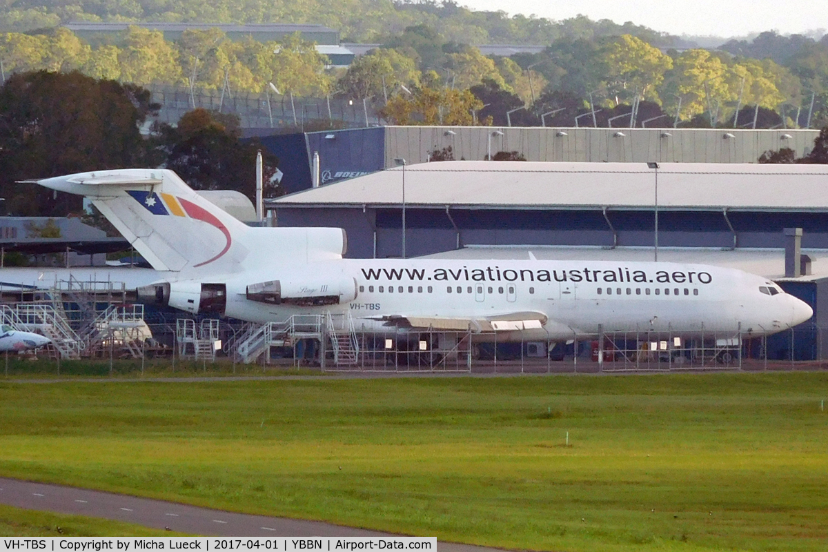 VH-TBS, 1969 Boeing 727-77 C/N 20278, At Brisbane