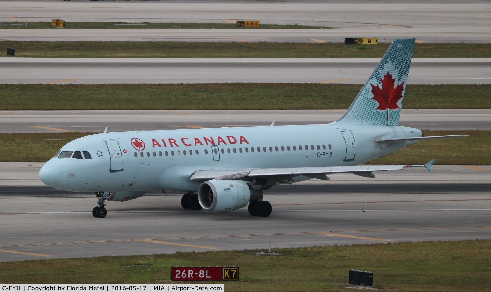 C-FYJI, 1997 Airbus A319-114 C/N 682, Air Canada