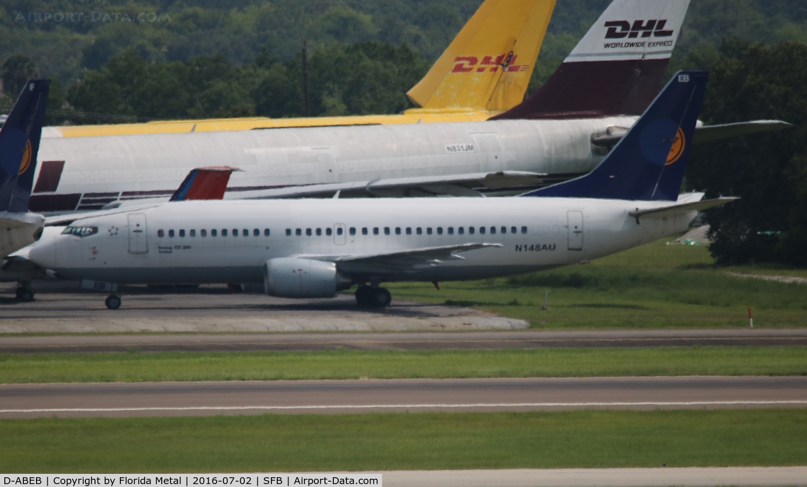 D-ABEB, 1991 Boeing 737-330 C/N 25148, Lufthansa