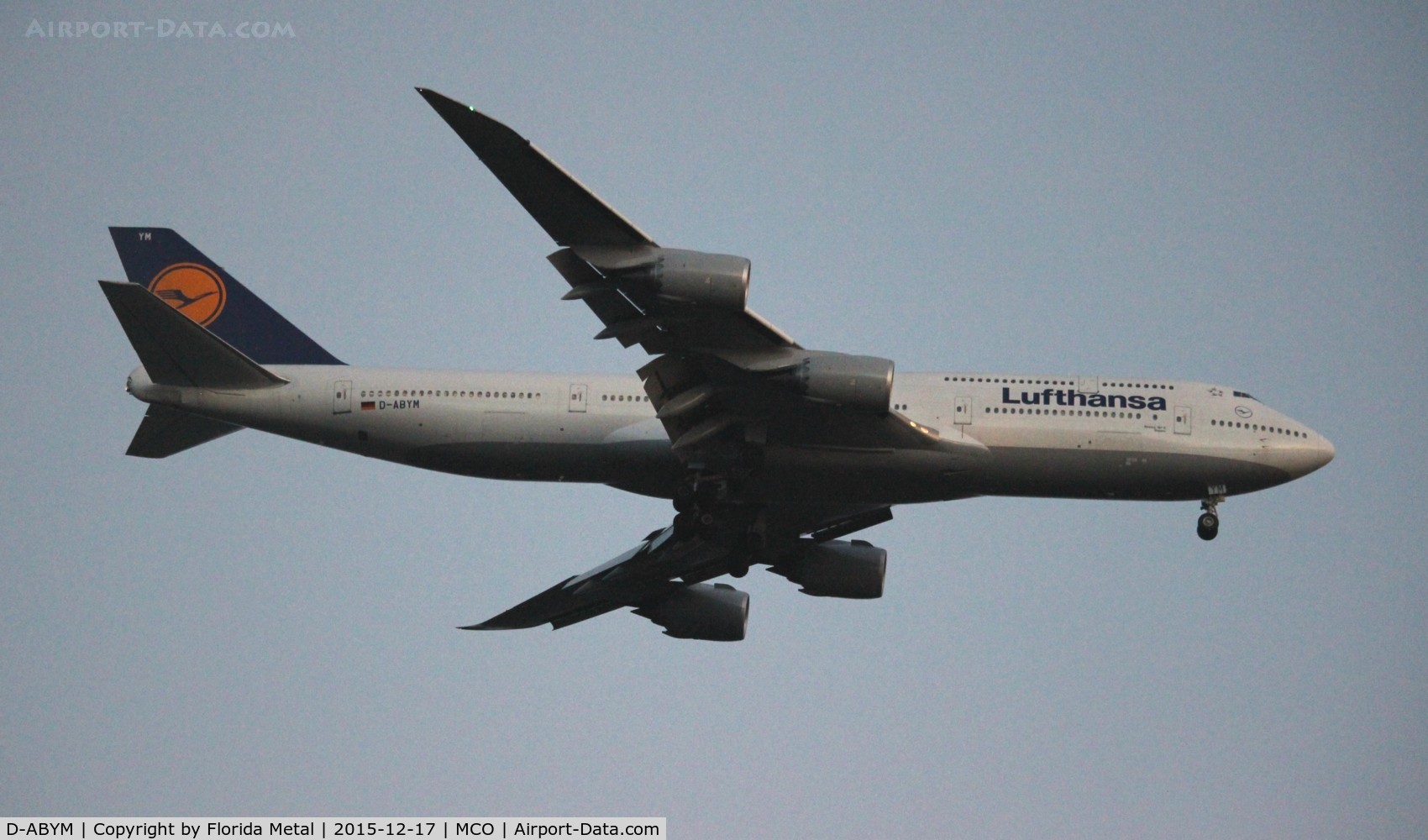 D-ABYM, 2014 Boeing 747-830 C/N 37837, Lufthansa