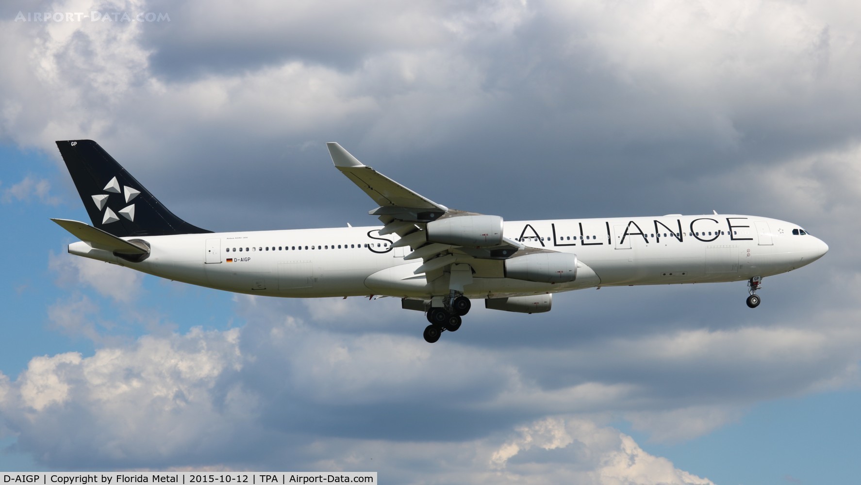 D-AIGP, 1998 Airbus A340-313X C/N 252, Lufthansa Star Alliance