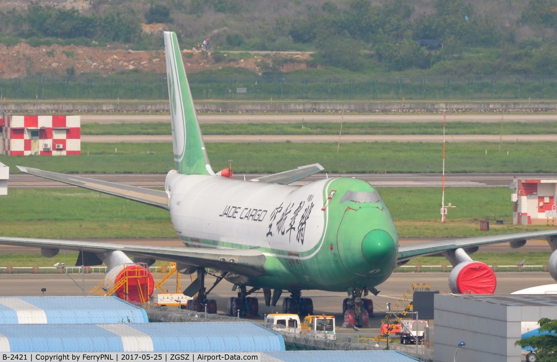 B-2421, 2007 Boeing 747-4EVF/ER/SCD C/N 35169, Jade Cargo B744F stored at SZX