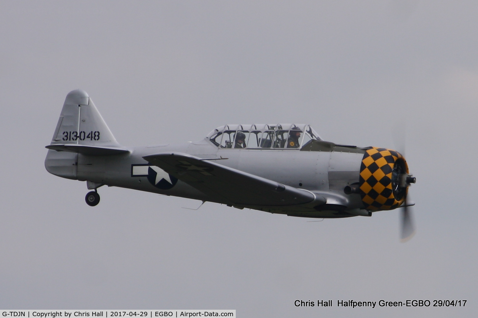 G-TDJN, 1944 North American AT-6D Texan C/N 121-42228, at the Radial & Trainer fly-in