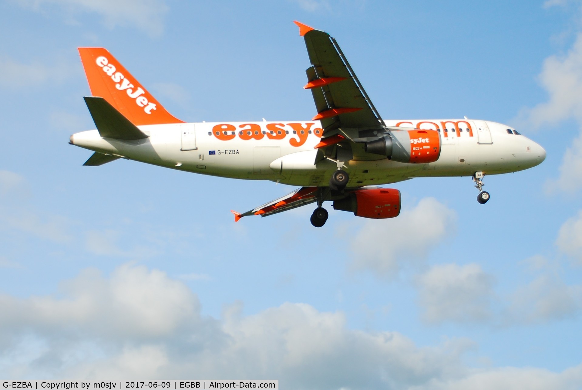 G-EZBA, 2006 Airbus A319-111 C/N 2860, From Sheldon Country Park