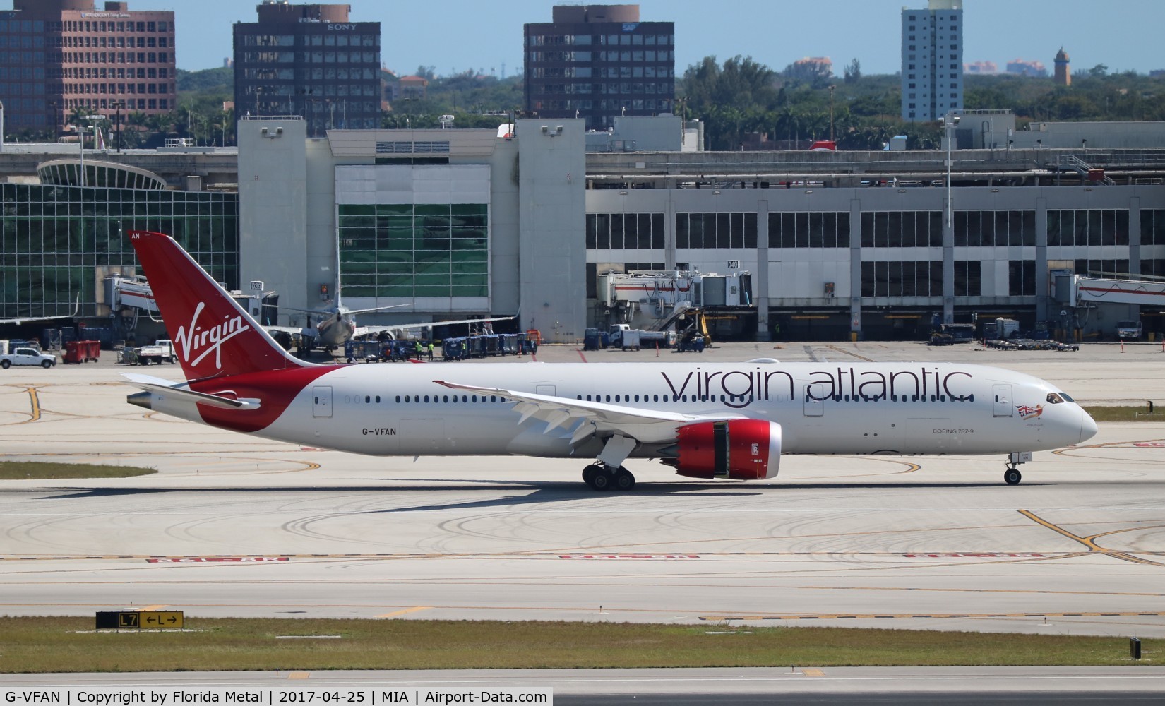 G-VFAN, 2016 Boeing 787-9 Dreamliner C/N 37977, Virgin