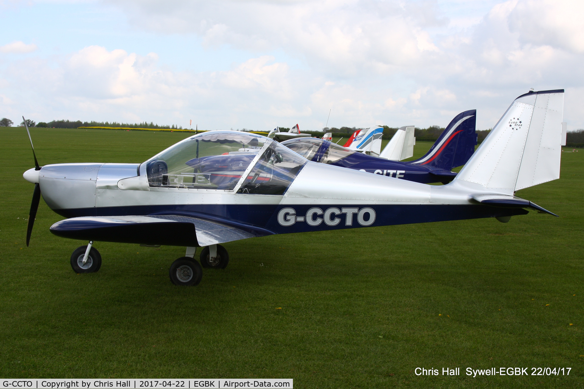 G-CCTO, 2004 Aerotechnik EV-97 Teameurostar UK C/N PFA 315-14136, at the EV-97 fly in. Sywell