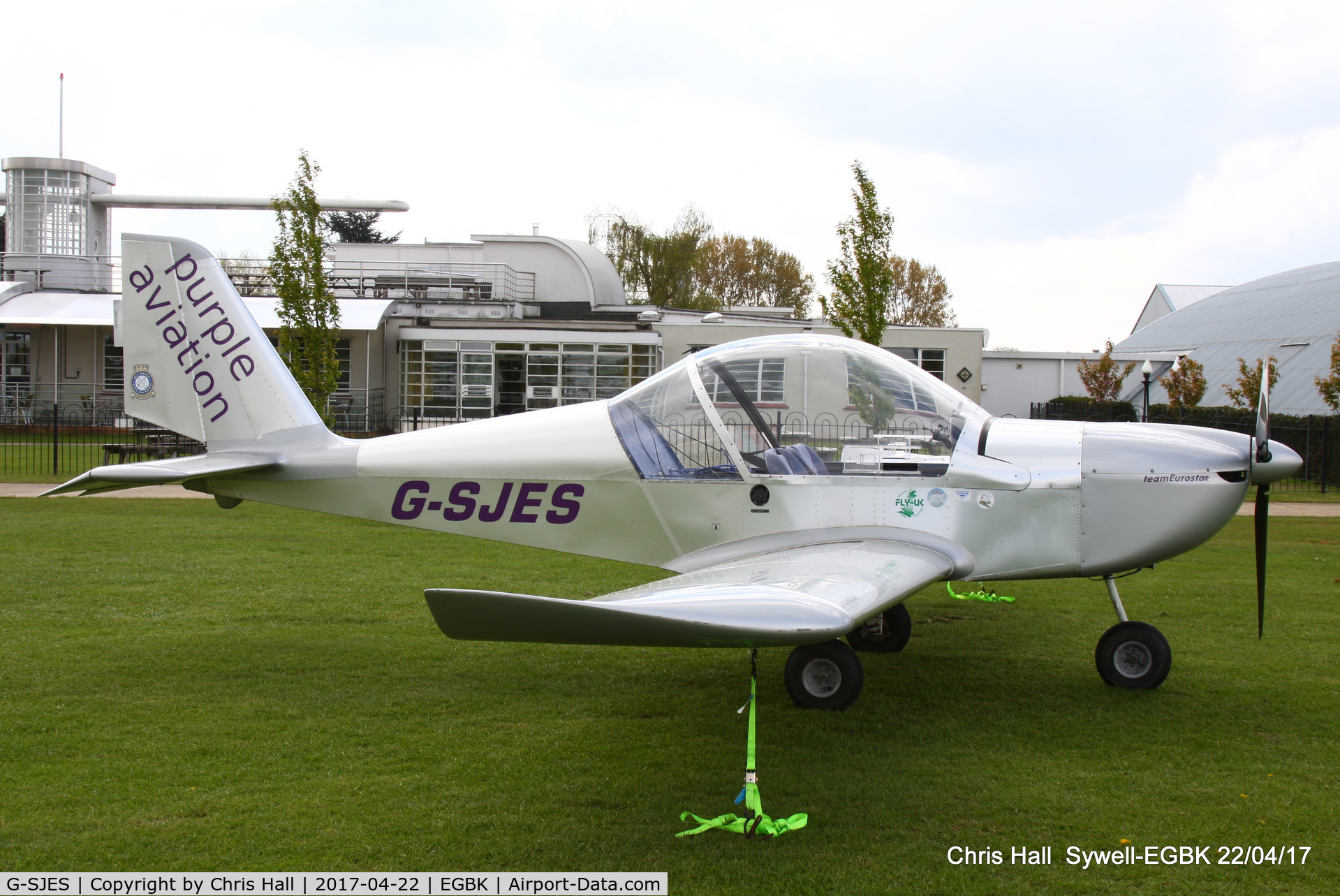 G-SJES, 2007 Cosmik EV-97 TeamEurostar UK C/N 2918, at the EV-97 fly in. Sywell
