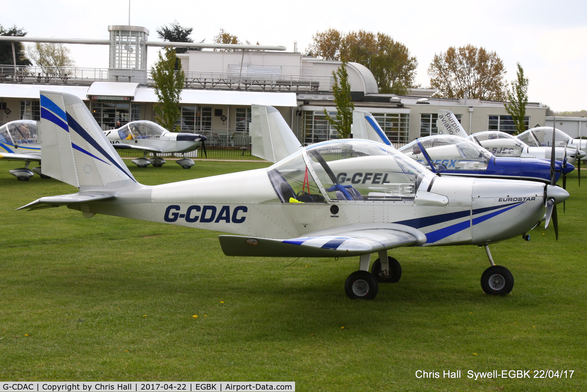 G-CDAC, 2004 Cosmik EV-97 TeamEurostar UK C/N 2116, at the EV-97 fly in. Sywell