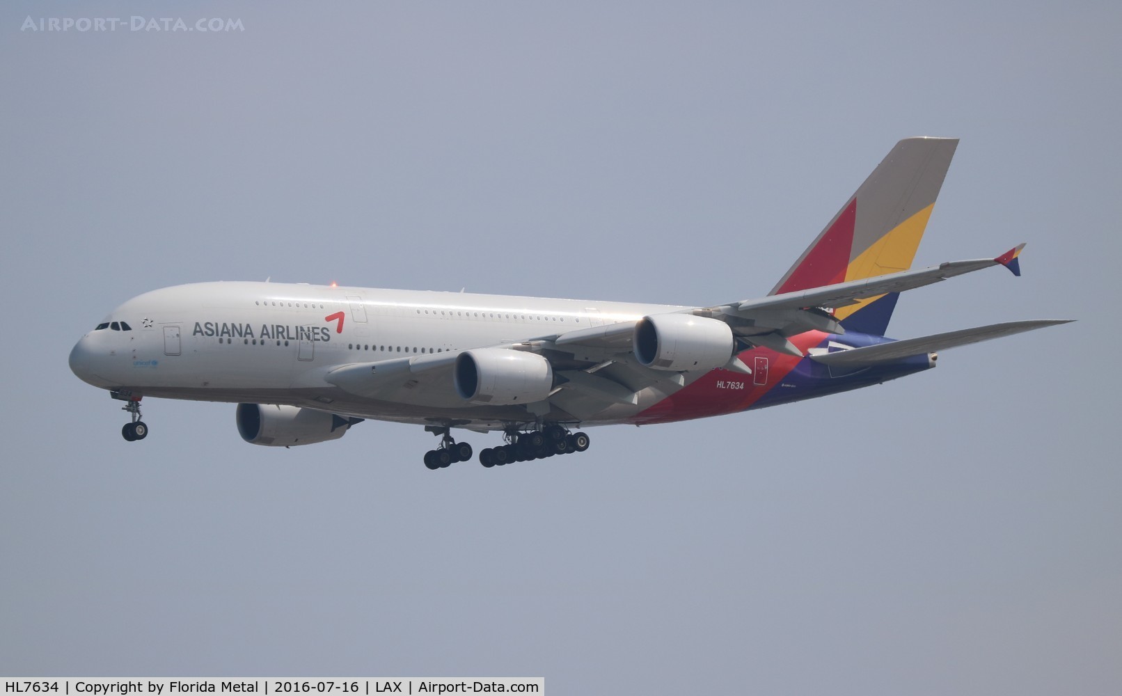 HL7634, 2014 Airbus A380-841 C/N 0179, Asiana