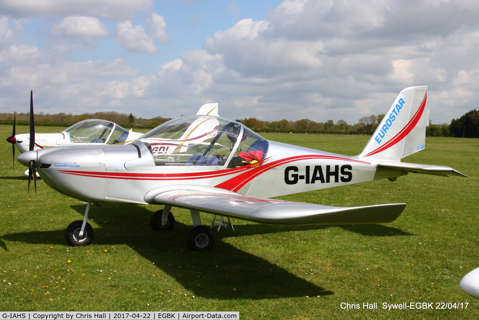 G-IAHS, 2013 Cosmik EV-97 TeamEurostar UK C/N 3601, at the EV-97 fly in. Sywell