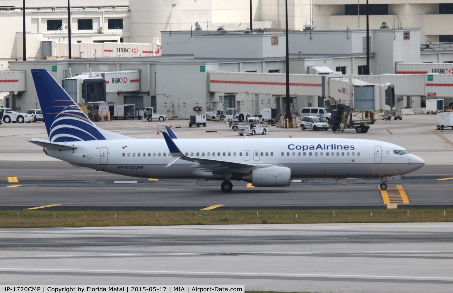 HP-1720CMP, 2011 Boeing 737-8V3 C/N 37958, Copa 737