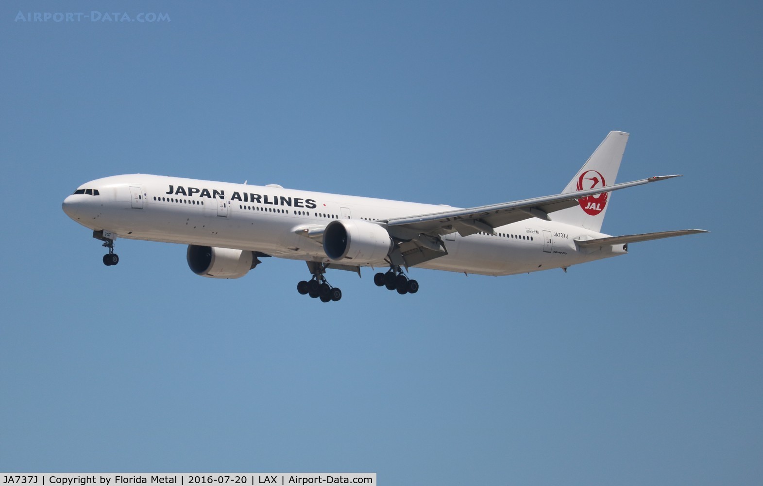 JA737J, 2007 Boeing 777-346/ER C/N 36126, Japan Airlines