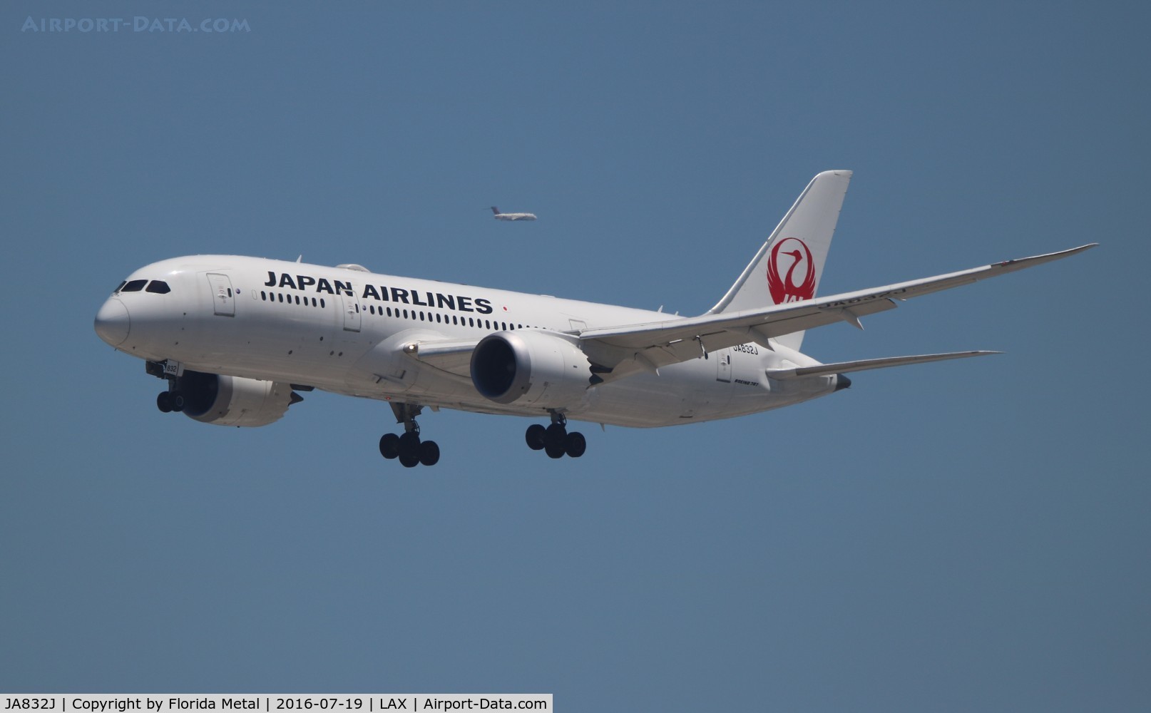 JA832J, 2013 Boeing 787-8 Dreamliner C/N 34844, Japan Airlines