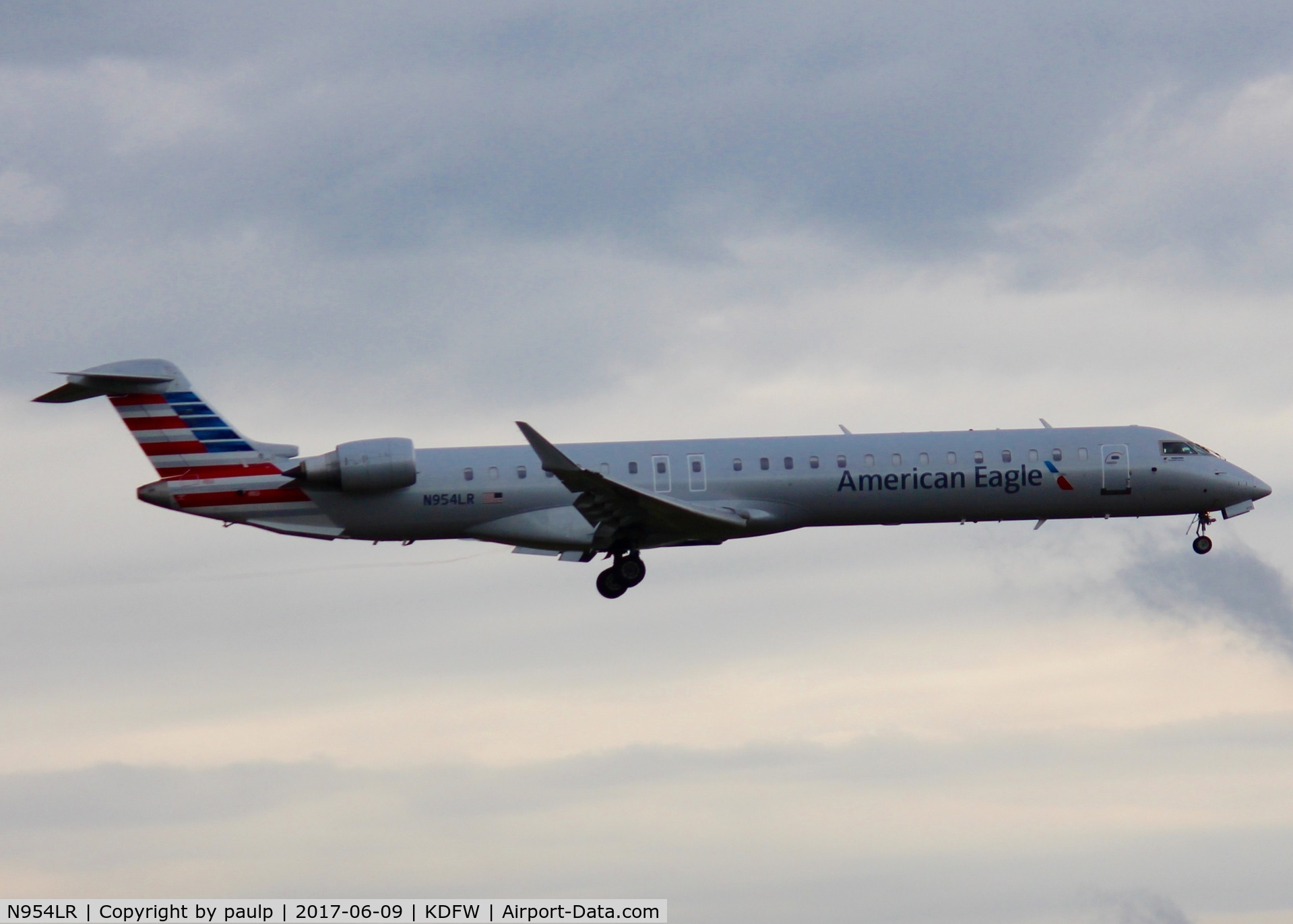 N954LR, 2015 Bombardier CRJ-900LR (CL-600-2D24) C/N 15375, At DFW.