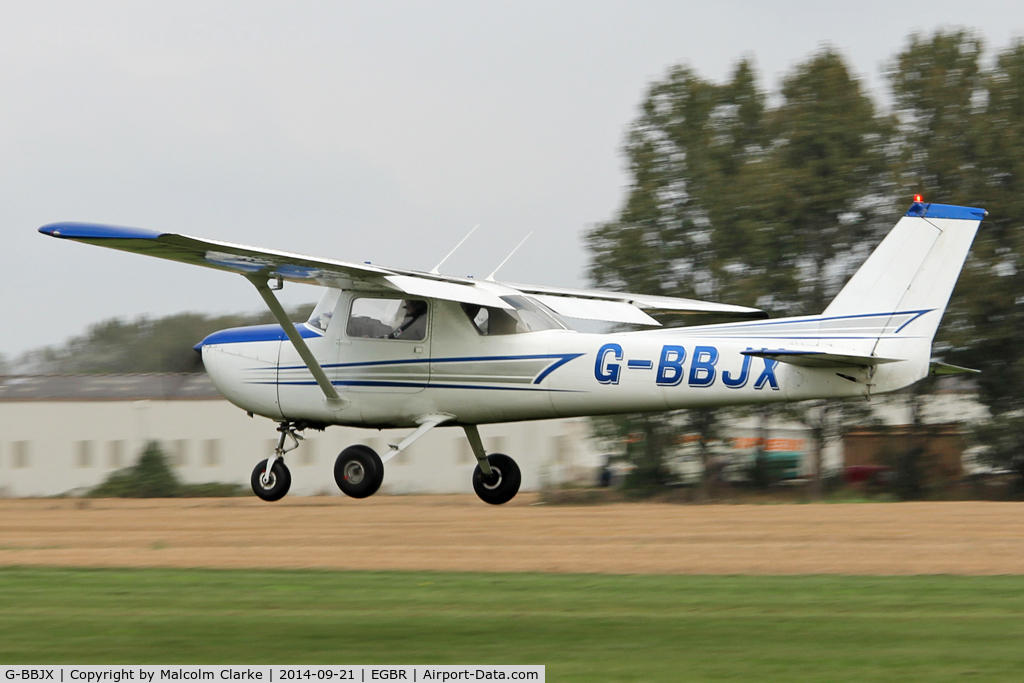 G-BBJX, 1974 Reims F150L C/N 1017, Reims F150L at Breighton Airfield's Helicopter Fly-In. September 21st 2014.